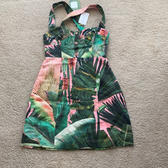 Beautiful Linen jungle dress size XS - Picture 1 of 7